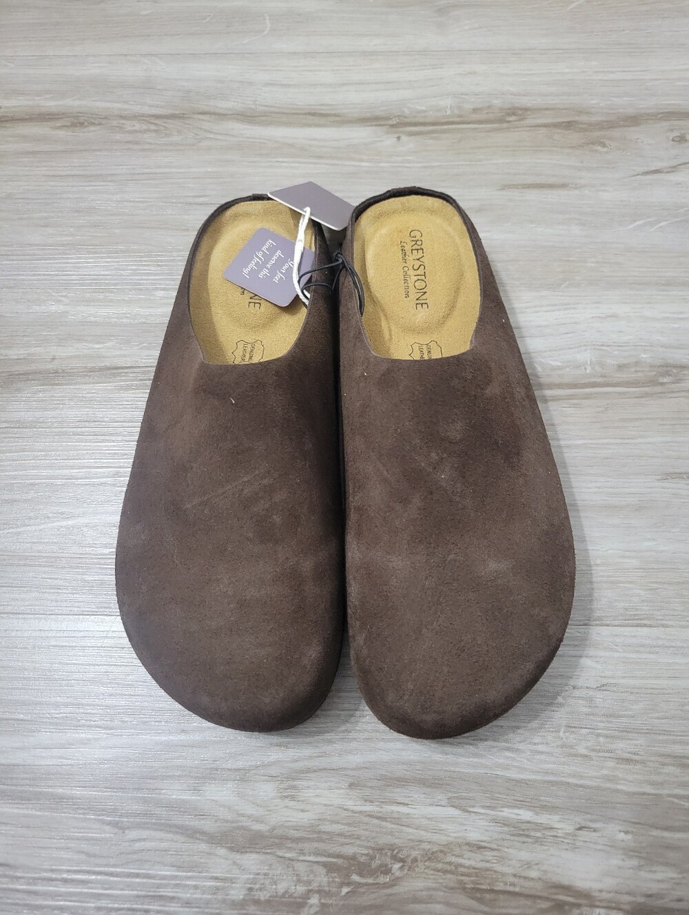 New Women's Suede Clog Sandals Size 8